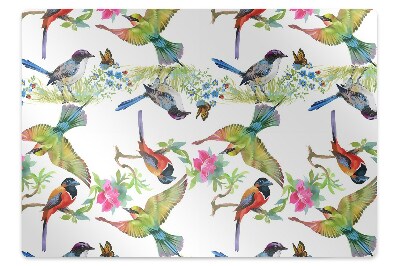 Covoras protectie pardoseala Păsări colorate