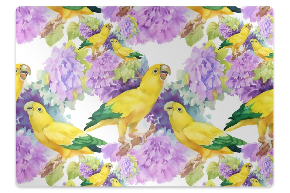 Protectie podea scaun Papagali colorați