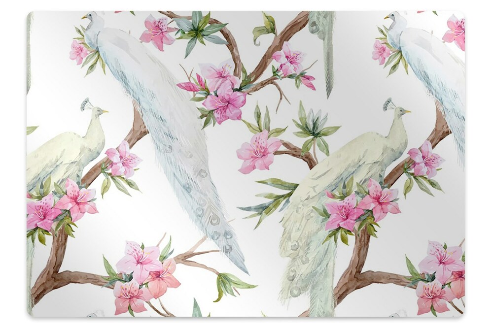 Protectie podea birou Frumoși păuni