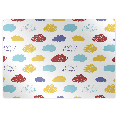 Protectie podea scaun birou Nori colorați