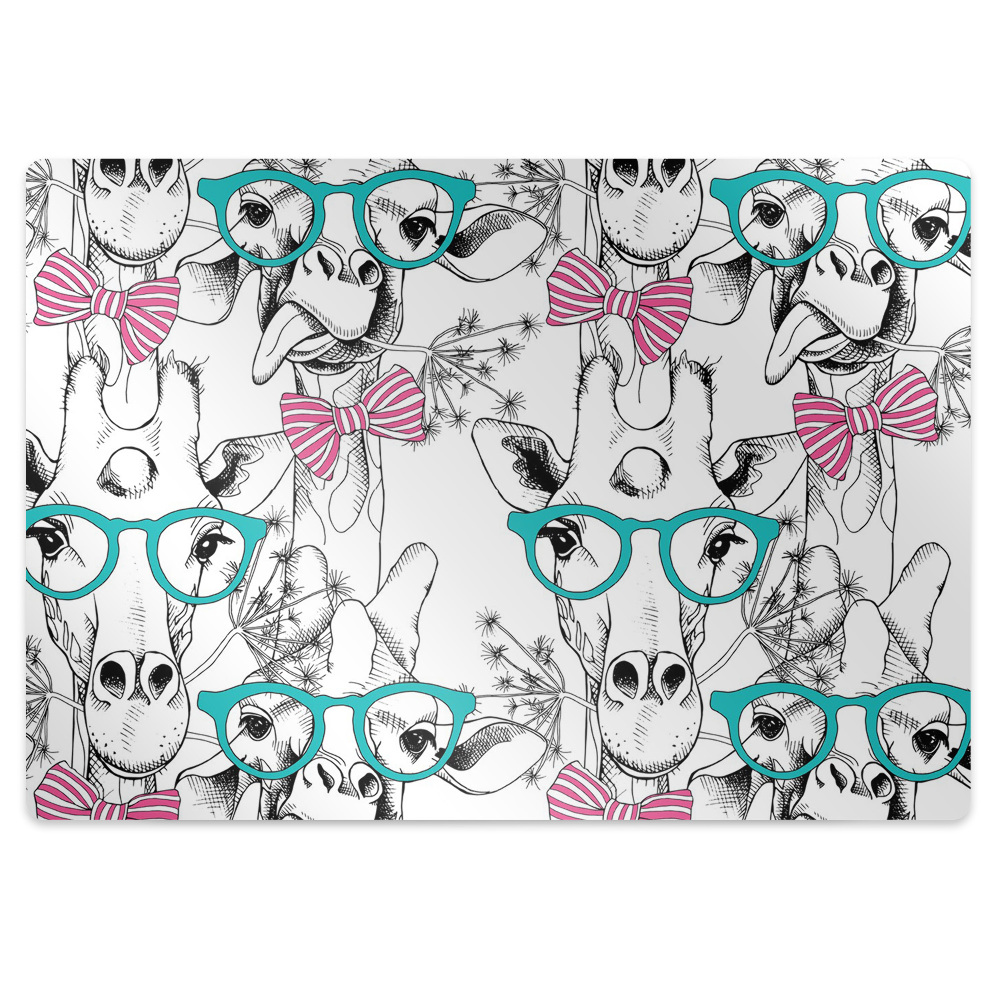 Protectie podea birou Girafă abstractă