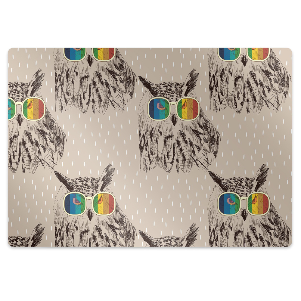 Covoras protectie pardoseala Bufnițe înțelepte