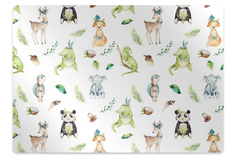 Protectie podea birou Animale pentru copii