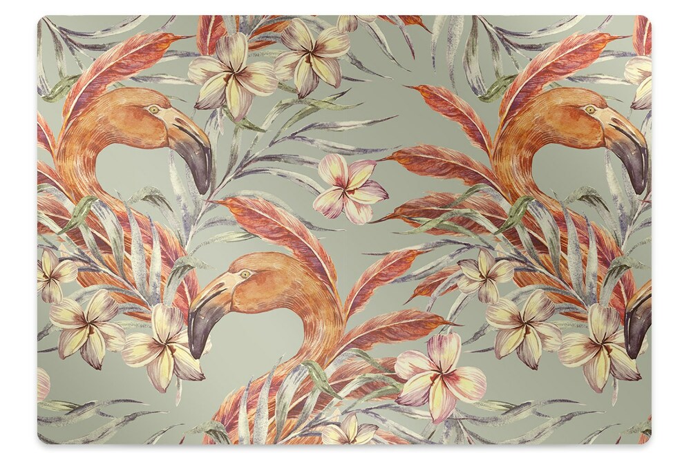 Covoras pentru protectie pardosea Imagine cu păsări frumoase