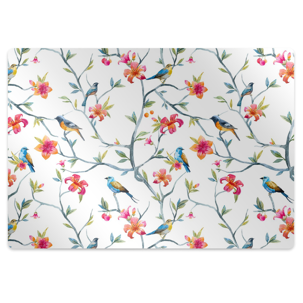 Protectie podea scaun Păsări în pădure