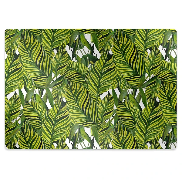 Protectie podea scaun birou Frunzele junglei