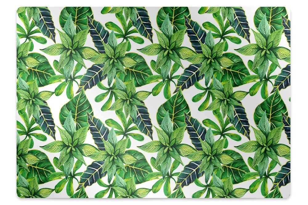 Protectie podea birou Motiv cu frunze