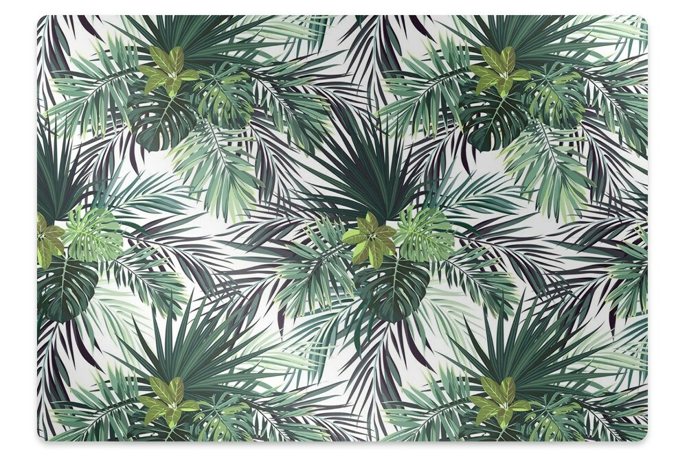 Covoras pentru protectie pardosea Frunze verzi