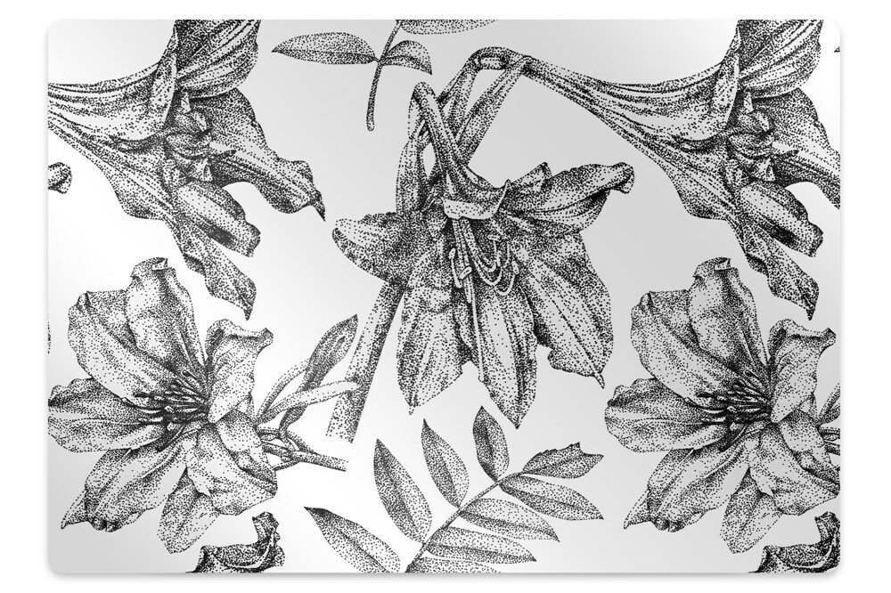 Protectie podea scaun birou floare de liliac