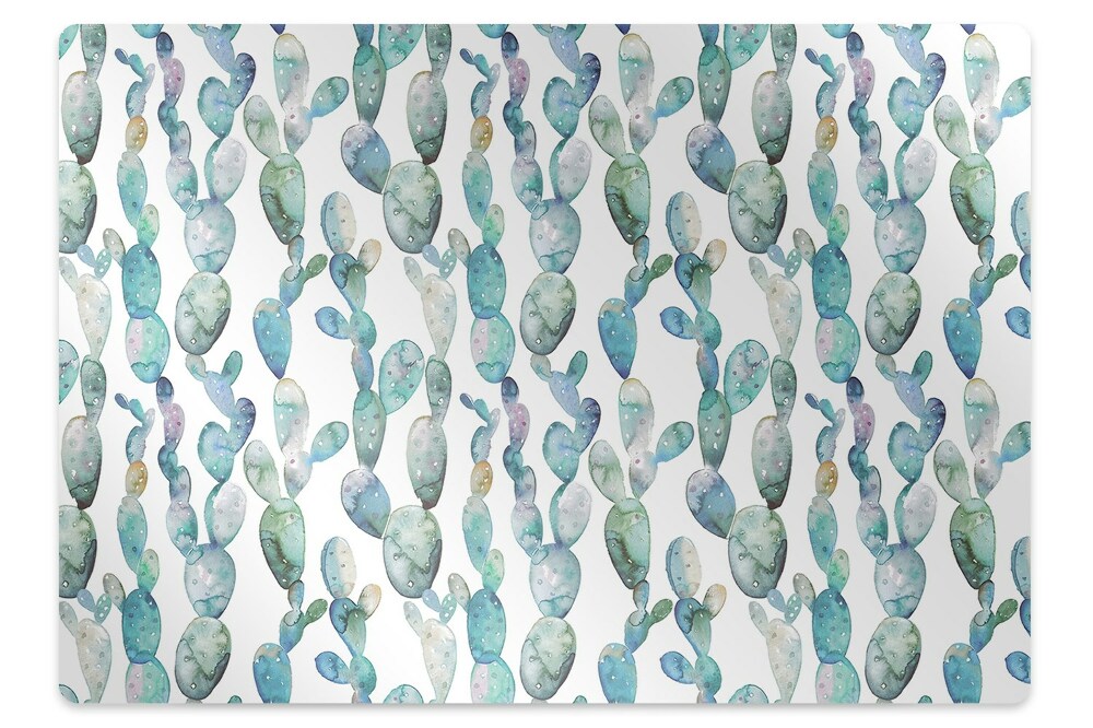 Covoras protectie pardoseala Cactusi pictati