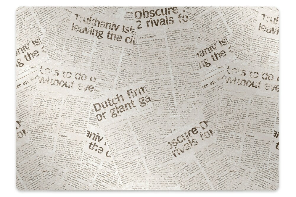 Protectie podea scaun birou Ziare în stil retro