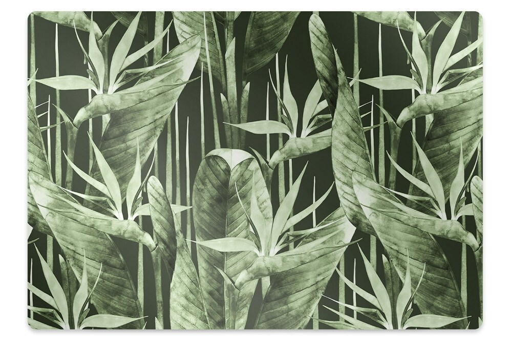 Protectie podea scaun birou Frunze întunecate