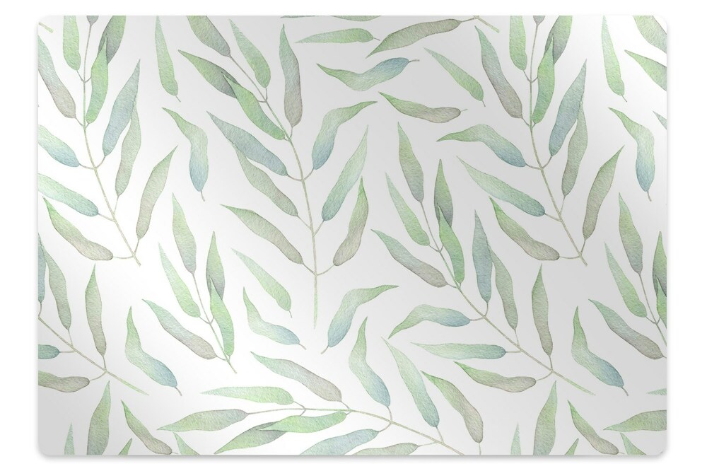 Covoras pentru protectie podea Frunze delicate