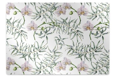 Covoras pentru protectie pardosea Orhidee strălucitoare