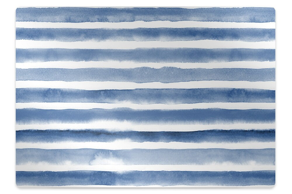 Protectie podea birou Dungi pictate cu acuarela