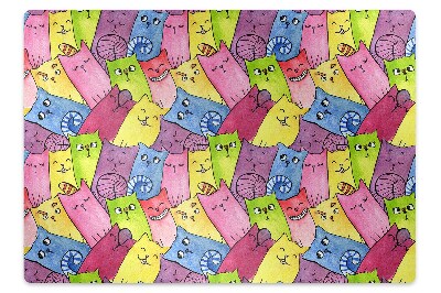 Covoras pentru protectie pardosea Pisicuțe fericite