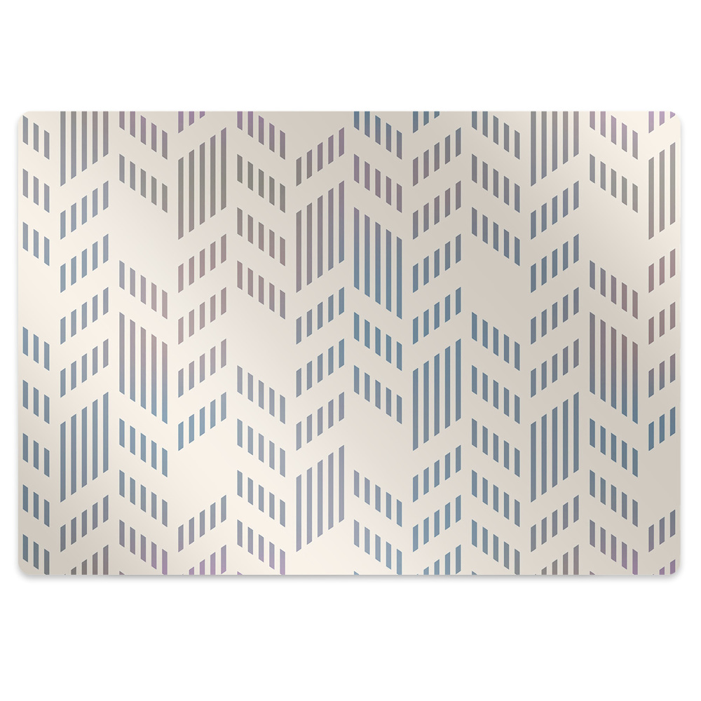 Protectie podea scaun Chevron geometric