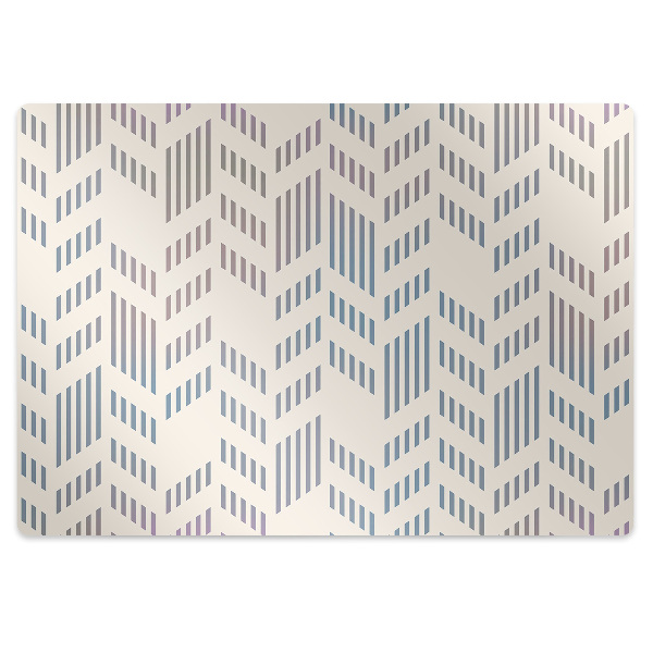 Protectie podea scaun Chevron geometric