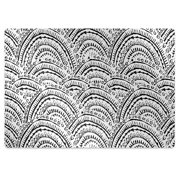 Protectie podea scaun birou Motiv abstract