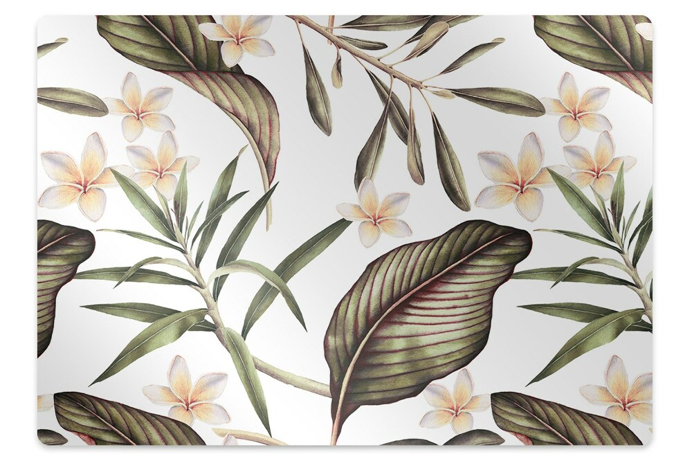 Covoras pentru protectie pardosea Frunze și flori