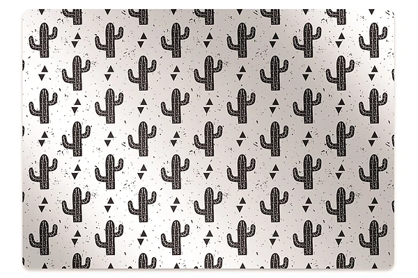 Protectie podea scaun birou Cactusi în negru