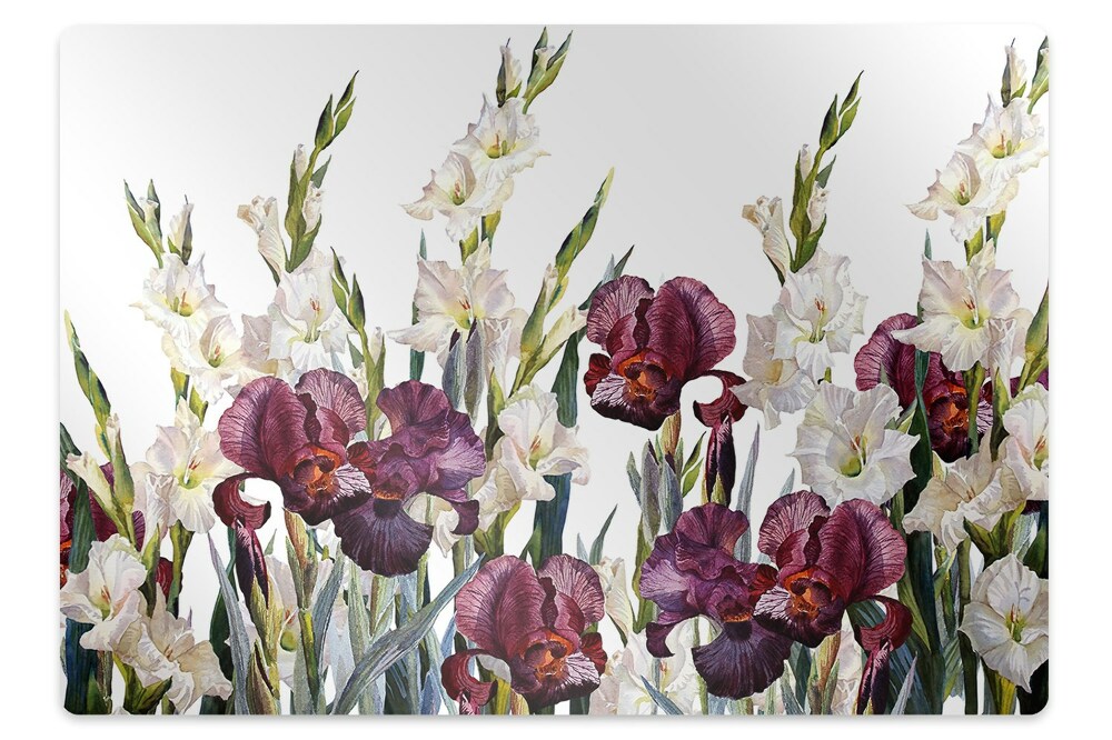 Covoras pentru protectie pardosea Pajiște în stil retro