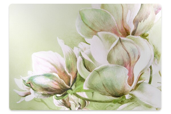 Protectie podea birou flori de magnolie