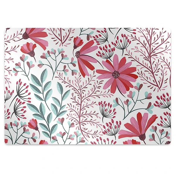Covoras pentru protectie pardosea Motiv floral