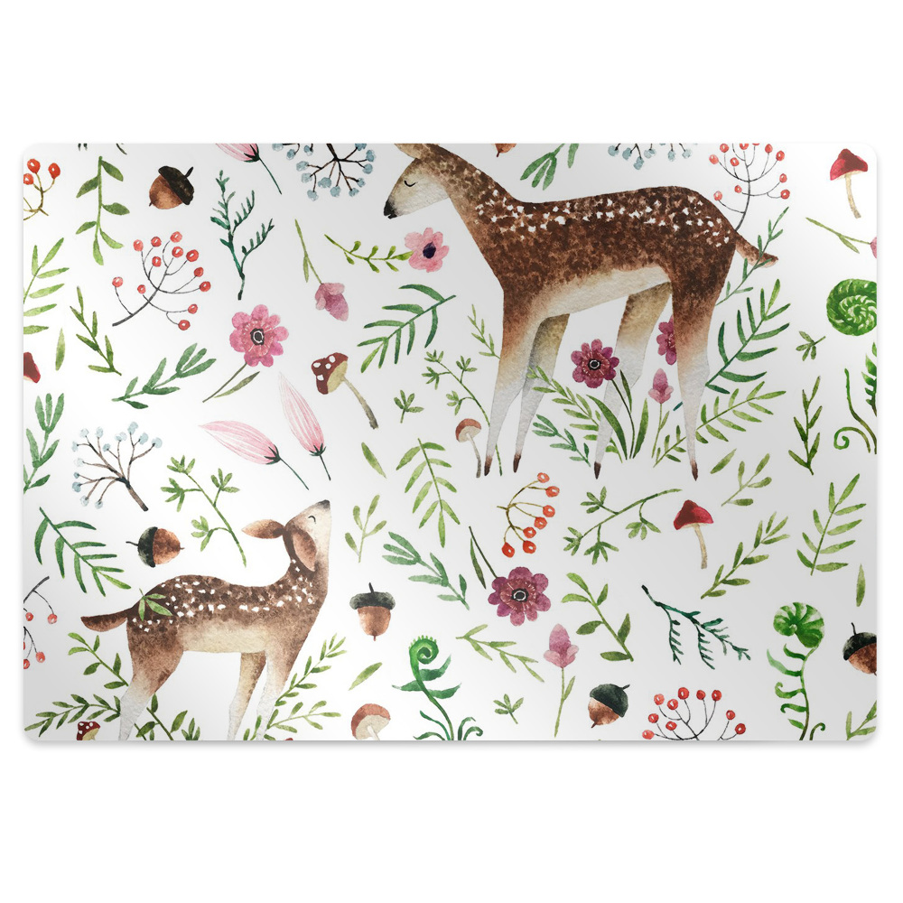 Protectie podea scaun birou Caprioara rosie