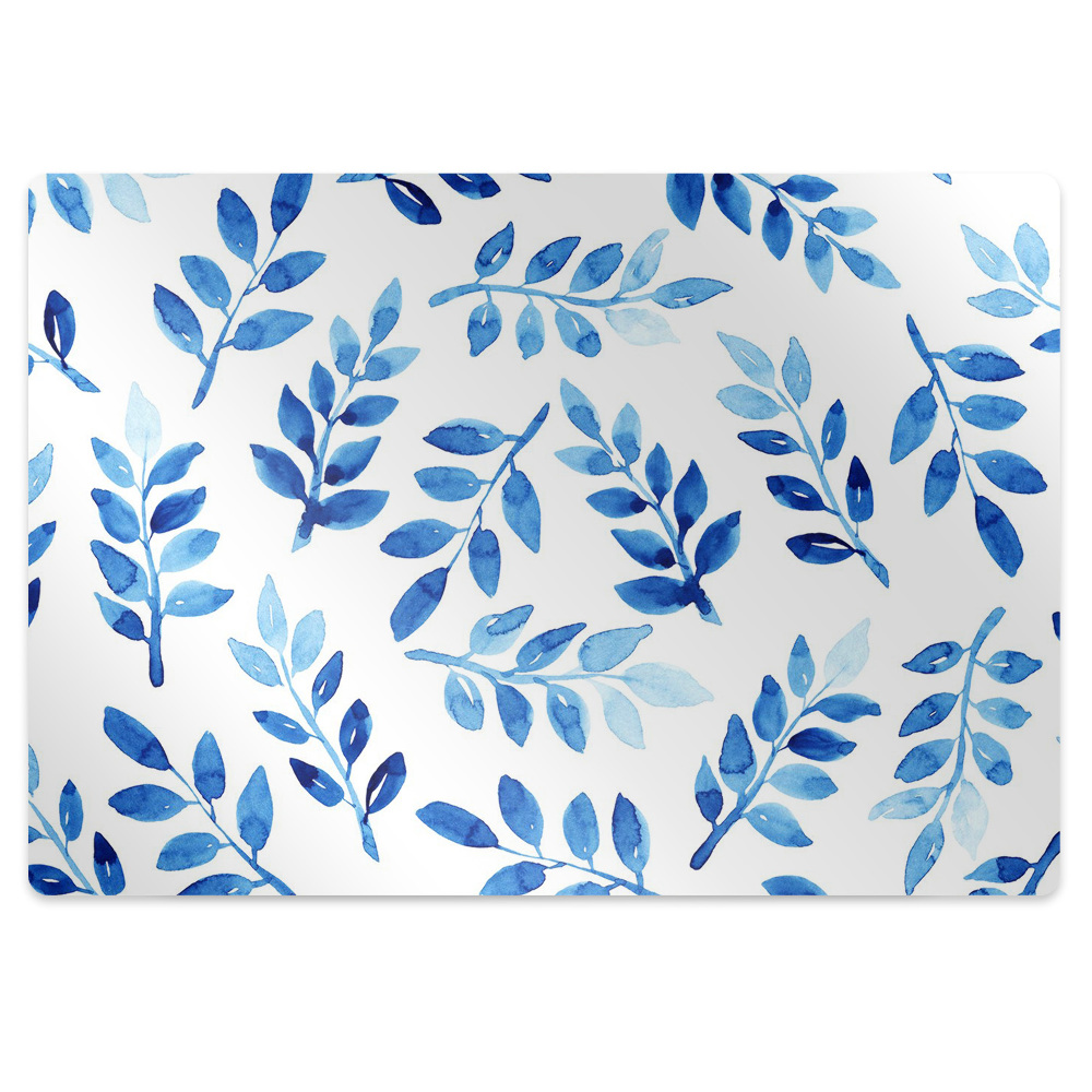 Protectie podea scaun birou Crengute albastre de tufiș