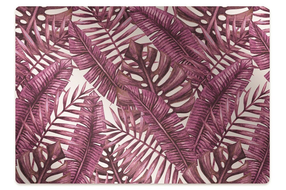 Covoras protectie pardoseala Frunze exotice