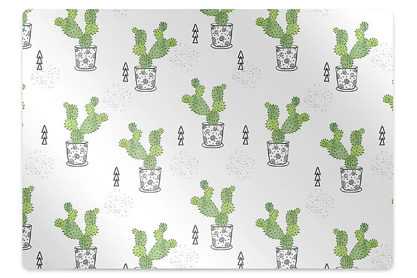 Protectie podea scaun birou Cactuși în ghivece