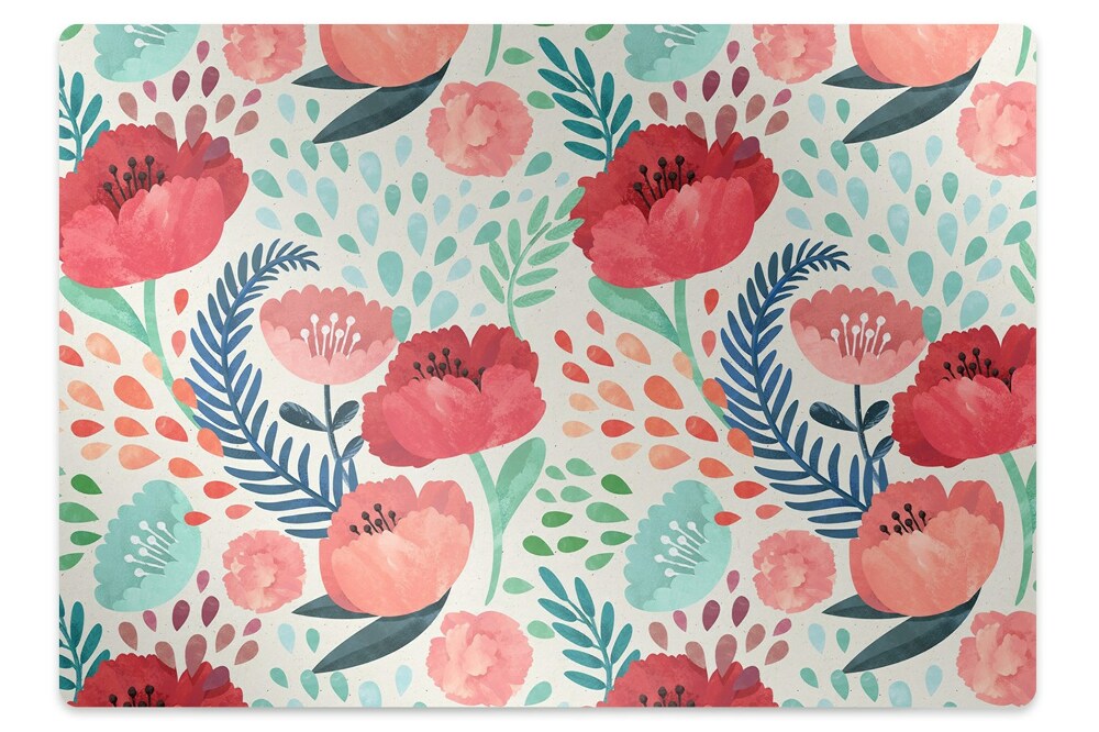 Protectie podea scaun Macii în roșu