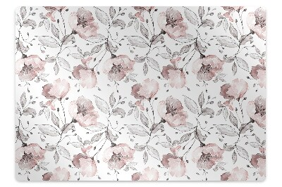 Protectie podea scaun birou Maci pictati