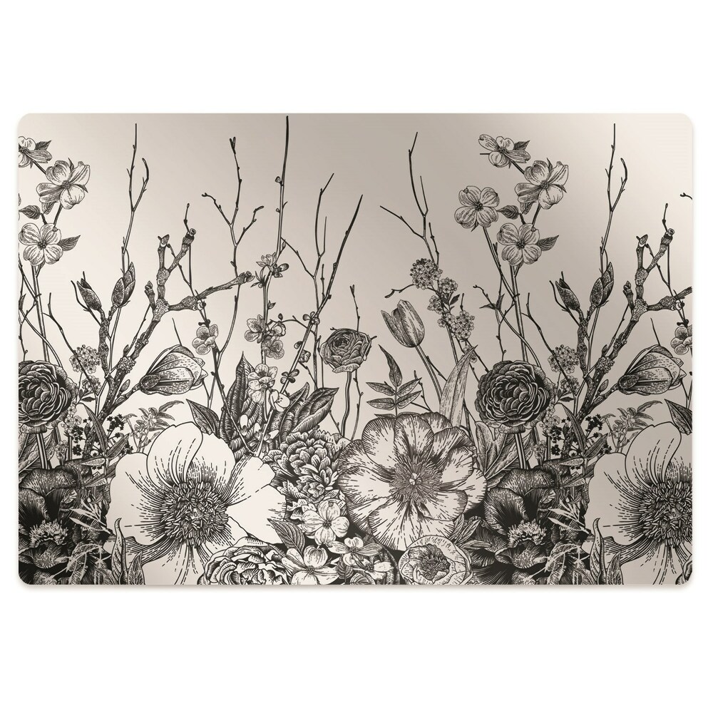 Protectie podea birou Câmp de flori