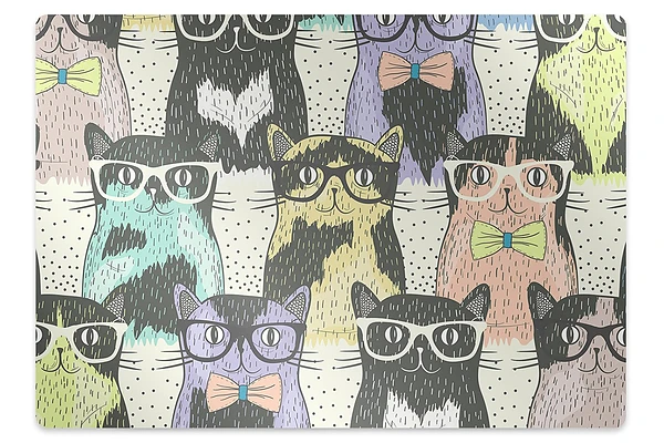 Covoras pentru protectie pardosea Pisici pentru hipster
