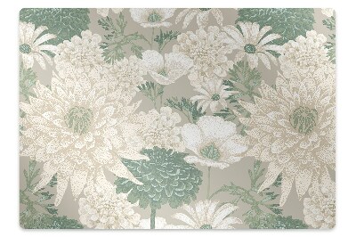 Covoras pentru protectie podea Flori de margaretă primăvara