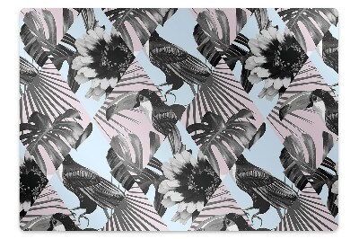 Covoras pentru protectie pardosea Patchwork tropical