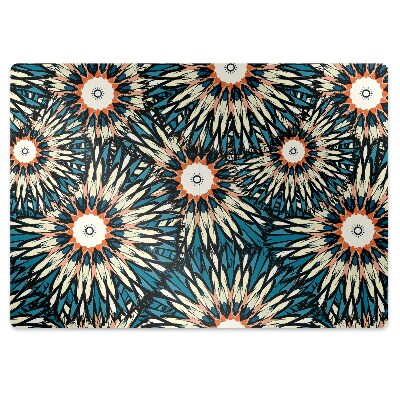 Covoras pentru protectie pardosea Mandala colorată