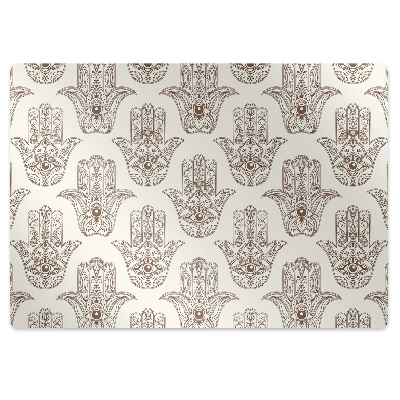 Covoras pentru protectie pardosea Semn maro