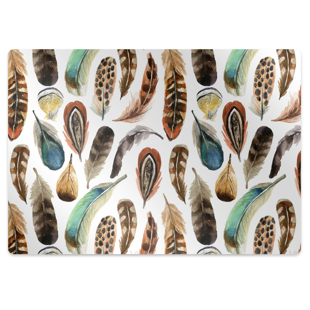 Protectie podea birou Pene pictate