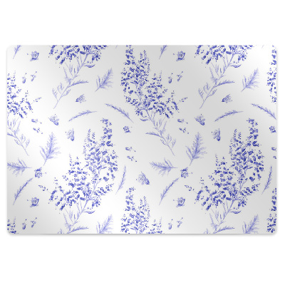 Protectie podea scaun birou Lavandă în acuarelă