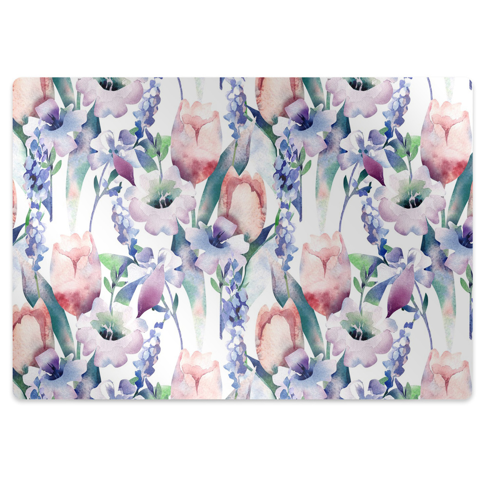 Covoras pentru protectie podea Buchet floral pentru primavara