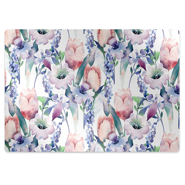 Covoras pentru protectie podea Buchet floral pentru primavara