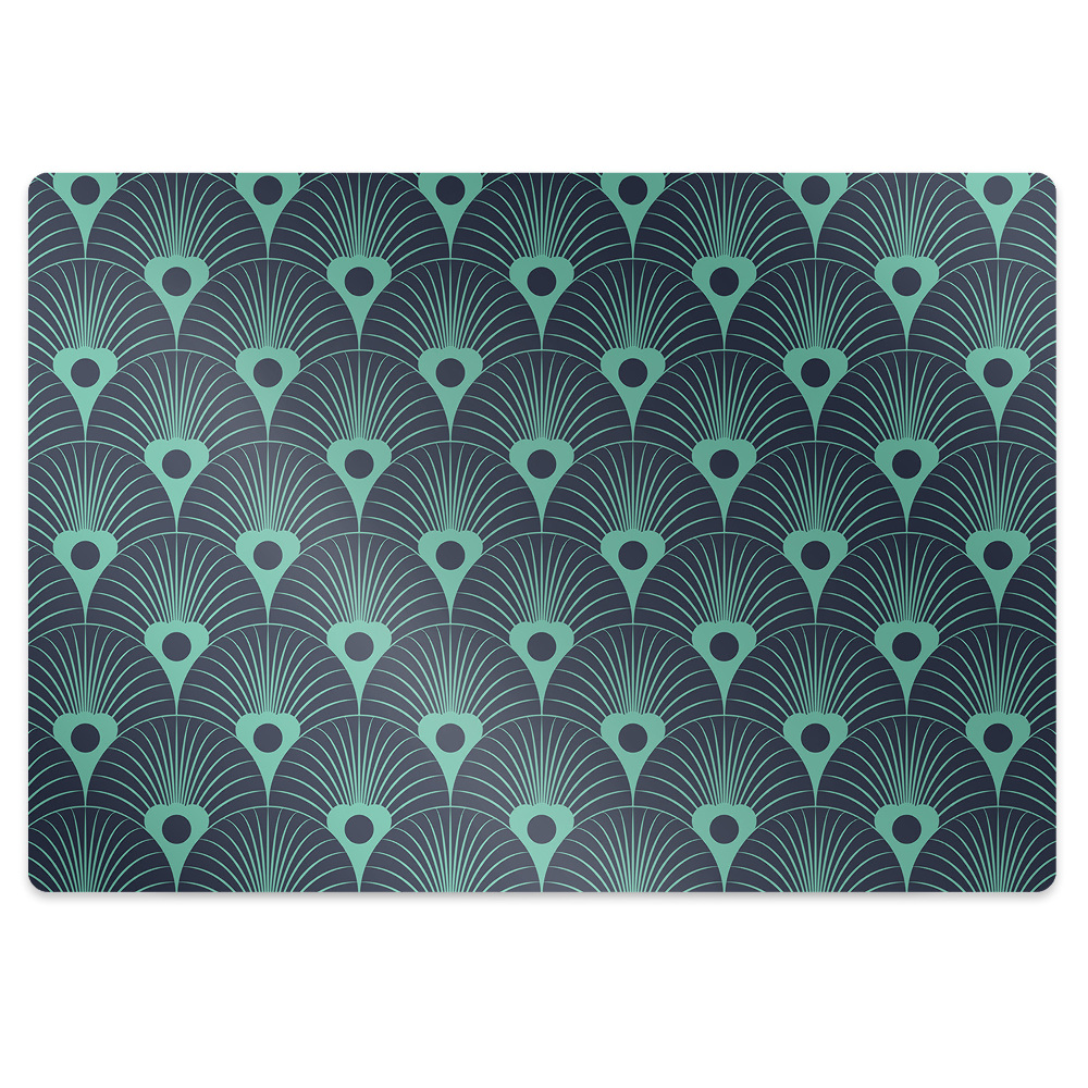 Protectie podea scaun Pene de păun