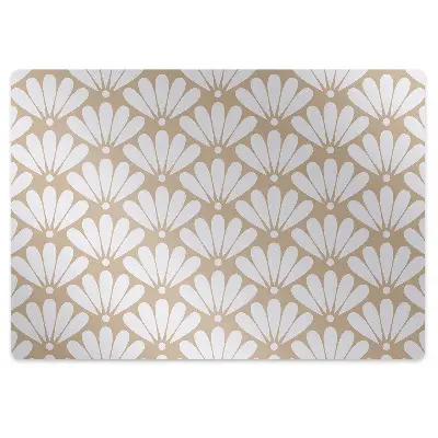 Protectie podea scaun birou motiv oriental