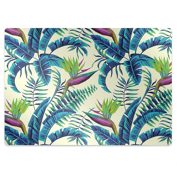 Covoras pentru protectie podea Imaginea tropicelor