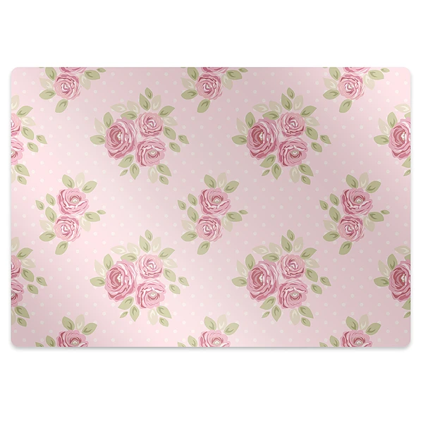 Covoras pentru protectie pardosea Buchet de flori