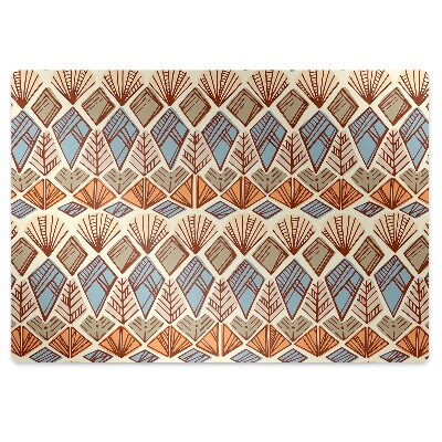 Protectie podea birou Motiv popular maro