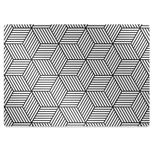 Protectie podea scaun birou Fantezie geometrică